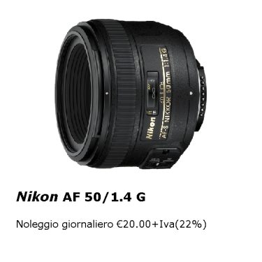 50mm noleggio